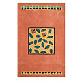Nejad Rugs Nejad Rugs The Bright Collection 5 X 8 Garden Leaves Peach / yello