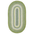 Capel Rugs Capel Rugs Cottonside 1x2 Oval Green Blue Area Rugs