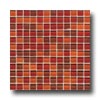 American Olean American Olean Legacy Glass Mosaic Blend Red Blend Tile  &  Stone