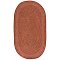 Capel Rugs Capel Rugs Basketweave 2x4 Oval Cinnabar Honey Area Rugs
