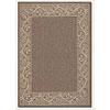 Couristan Couristan Five Seasons 8 X 13 Tuscana Brown Cream Area Rugs