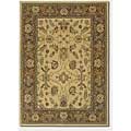 Couristan Couristan Woven Treasures 6 X 8 Antique Oushak Ivory Mocha Area