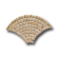 Original Style Original Style Venetian Fan Mosaic Honey Tile  &  Stone