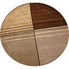 Radici USA Radici Usa Elegance 8 Round Chai Latte Area Rugs