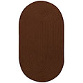 Capel Rugs Capel Rugs Woodrun 8x11 Oval Chocolate Area Rugs
