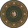 Milliken Milliken Montfleur 8 Round Olivine Area Rugs