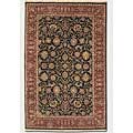Couristan Couristan Royal Imperial 6 X 9 Floral Arabesque Black Burgundy A