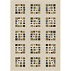 Carpet Art Deco Carpet Art Deco Expressions Ii 2 X 6 Tile Garden / zen-pur Area Ru