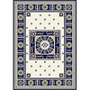 Carpet Art Deco Carpet Art Deco Primavera 5 X 8 Elegance / prussian-blue Area Rugs