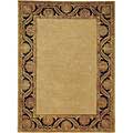 Capel Rugs Capel Rugs Loire 7x9 Goldblack Area Rugs