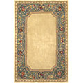 KAS Oriental Rugs. Inc. Kas Oriental Rugs. Inc. Ruby 2 X 4 Ruby Ivory / blue English Frame