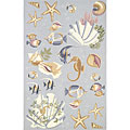 KAS Oriental Rugs. Inc. Kas Oriental Rugs. Inc. Colonial 5 X 8 Colonial Lt. Blue Ocean L