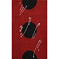 Foreign Accents Foreign Accents Festival Multi Colored 3 X 8 Runner Red Area Rug