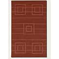 Couristan Couristan Nouveau 3 X 5 Thatched Rust Area Rugs