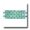 Tilecrest Tilecrest Transparent Series Mosaic Aqua Blue Tile  &  Stone