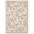 Couristan Couristan Recife 2 X 4 Paisley Scroll White Natural Area Rugs