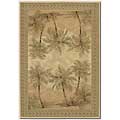 Couristan Couristan Everest 4 X 5 Palm Tree Desert Sand Area Rugs