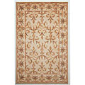 KAS Oriental Rugs. Inc. Kas Oriental Rugs. Inc. Emerald 7 Round Emerald Ivory Scroll Are