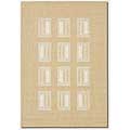 Couristan Couristan Recife 8 X 11 Teak Beige White Area Rugs