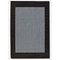 Couristan Couristan Recife 5 X 8 Checkered Field Blue Black Area Rugs