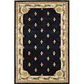 KAS Oriental Rugs. Inc. Kas Oriental Rugs. Inc. Jewel 5 X 8 Jewel Navy Fleur-de-lis Area