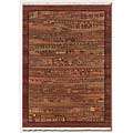 Couristan Couristan Mirage 3 X 8 Runner Petroglyph Plum Area Rugs