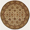 Couristan Couristan Royal Imperial 9 Round Kochi Ivory Area Rugs