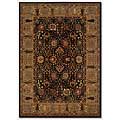 Couristan Couristan Royal Kashimar 5 X 7 Cypress Garden Black Deep Maple A