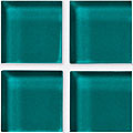 Crossville Crossville Glass Blox Mosaic Vivid Teal Tile  &  Stone
