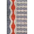 Foreign Accents Foreign Accents Festival Multi Colored 4 X 6 Gray Area Rugs
