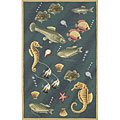KAS Oriental Rugs. Inc. Kas Oriental Rugs. Inc. Colonial 5 X 8 Colonial Blue Deep Sea Di