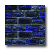 Portobello Portobello Cool Gem Mosaic 1 X 2 Sapphire Tile  &  Stone