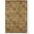 Couristan Couristan Pokhara 8 X 11 Serpentine Gold Rust Area Rugs