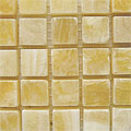 Diamond Tech Glass Diamond Tech Glass Marble Series Polished Mosaic Honey Onyx Tile