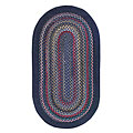 Capel Rugs Capel Rugs Cape Henry 4x6 Oval Dark Blue Area Rugs