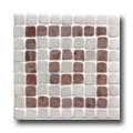 Original Style Original Style Stone Borders Red Athenian Key Corner Tile  &  Ston