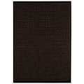 Couristan Couristan Recife 8 X 11 Saddle Stitch Black Cocoa Area Rugs