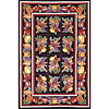 Nejad Rugs Nejad Rugs Bucks County - Fruit Pettipoint 3 X 8 Runner Black Ar
