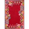 Momeni, Inc. Momeni, Inc. Koi 4 X 6 Koi Red Area Rugs