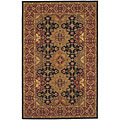 KAS Oriental Rugs. Inc. Kas Oriental Rugs. Inc. Patina Round 7 Ft Patina Black / burgandy
