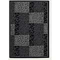 Couristan Couristan Everest 4 X 5 Moderna Ebony Area Rugs