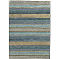 Couristan Couristan Oasis 10 X 14 Caribbean Vista Sky Blue Area Rugs