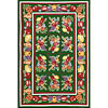 Nejad Rugs Nejad Rugs Bucks County - Fruit Pettipoint 8 X 10 Emerald Green