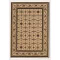 Couristan Couristan Himalaya 6 X 9 Imperial Yazd Antique Creme Area Rugs