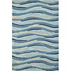 Nejad Rugs Nejad Rugs Ocean Waves 4 X 6 Ocean Waves Blue Area Rugs
