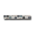 Original Style Original Style Stone, Glass  &  Metal Borders Escalante Honed Tile