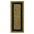 Nejad Rugs Nejad Rugs African Safari 3 X 8 Runner Cheetah Gold / black Area R