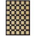Couristan Couristan Everest 4 X 5 Royal Tartan Onyx Classic Ivory Area Rug