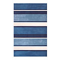Nejad Rugs Nejad Rugs Ocean Stripes 3 X 6 Blue / white Area Rugs