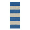 Nejad Rugs Nejad Rugs Boardwalk Stripes 3 X 10 Runner Blue / ivory Area Rugs